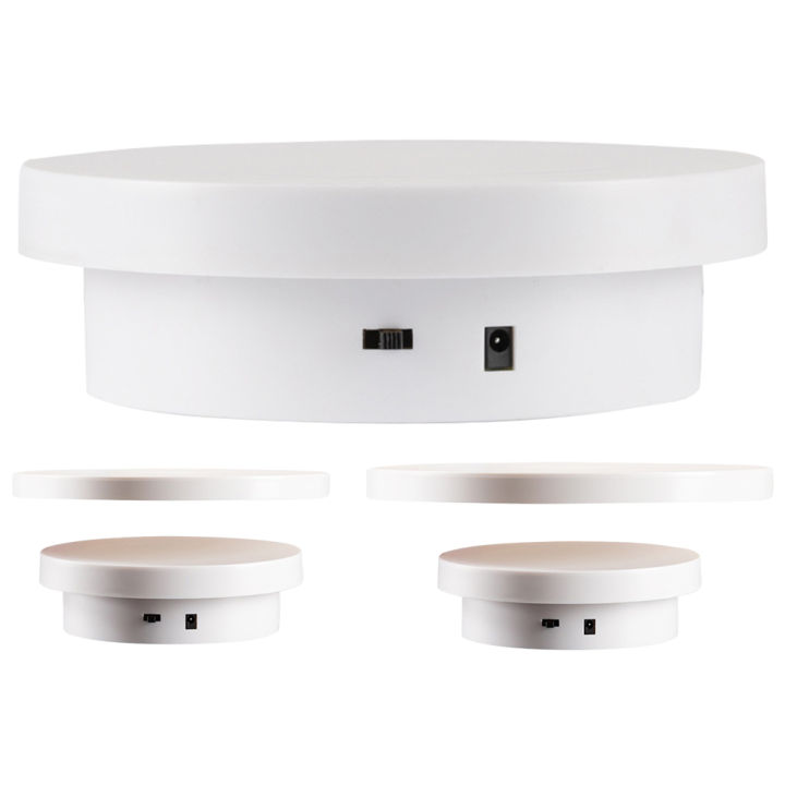 Motorized Rotating Display Stand Automatic Revolving Platform Battery ...