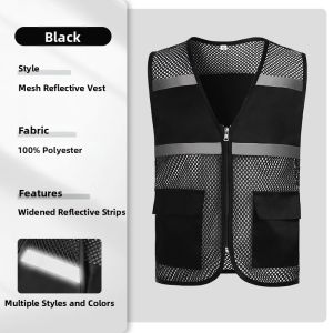 Reflective Breathable Work Vest