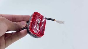 For NIU KQi3 Electric Kick Scooter Rear Fender Light TailLight Safety Skateboard Stoplight Warning Brake LED Lamp Accessories