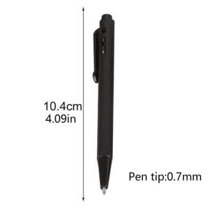 1/3/5/10 Pcs Mini Ballpoint Pen Set – 0.5mm Black Ink Push Button Retractable Smooth Writing for Office School Student Business