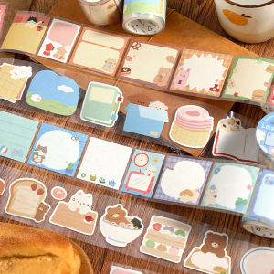 TIANZI 50mmx3m Cartoon Die-Cutting Masking Tape for Card Scrapbooking Stickers Journaling Creative Filmstrip Stationery Supplies