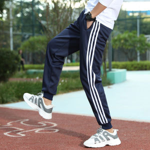 School Uniform Pants for Elementary School Students Fleece Lined Sports Trousers for Boys And Girls in Deep Blue Small Size