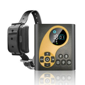 Electric Dog Fence Wireless with Remote Trainer 2-in-1 Pet Training System Waterproof Shock Collar for Dogs Anti-Bark Control