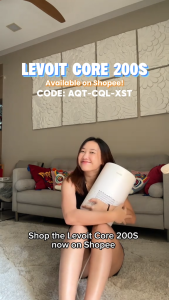 Levoit Core 200s Smart Air Purifier | Nightlight | H13 True HEPA | Time Schedule | Low Noise 24dB | Voice Command