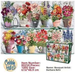 Cobble Hill | Educational Flower Bouquet Jigsaw 1000pcs
