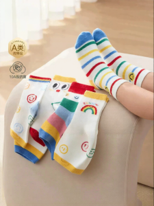 SHI YUE JIE JING | Summer Lightweight Breathable Antibacterial Socks for Girls
