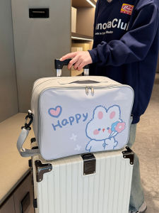 Large Capacity Short Trip Travel Bag Pull Rod Handheld Business Card Pass Luggage Additional Bag Autumn Winter New Arrival