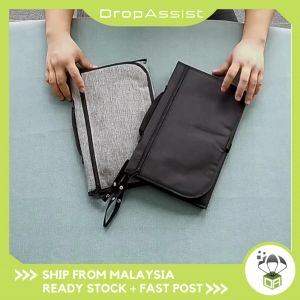 DROPASSIST 1577 READY STOCK Portable Baby Changing Pad Foldable Waterproof Diaper Bag 3 Layers  Pockets Travel Mat for Infants