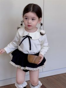 Princess Style Baby Girl Outfit: Cotton Dress Suits & Skirt Sets for Spring & Autumn Birthday Celebrations