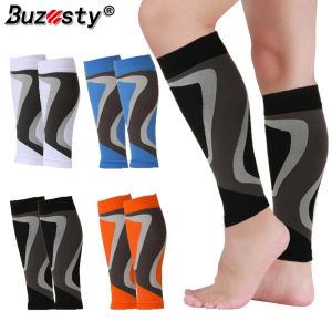 Buzesty 1 Pair Calf Compression Sleeves for Women Men Leg Compression Sleeve Calf Brace for Support Running Cycling Shin Splints