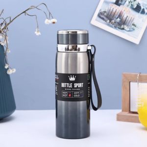 ขวดเก็บความร้อนสแตนเลสสูญญากาศ1000มล. กระบอกน้ำความร้อนสำหรับน้ำชาเครื่องดื่มกาแฟเย็นหุ้มฉนวนกระบอกน้ำ