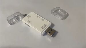 6 In 1 USB C Multi Card Reader OTG Flash Drive Cardreader Adapter USB 2.0 Type-c To SD Mini Phone Adapter Converter All In One