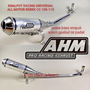 knalpot racing ahm jupiter z vega grand supra smash shogun 110 revo 100 ahm crom