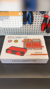 ชุดไขควงหุ้มฉนวน 29-in-1 ชุดเครื่องมือช่างไฟฟ้าปลายแม่เหล็กพร้อมเคส
