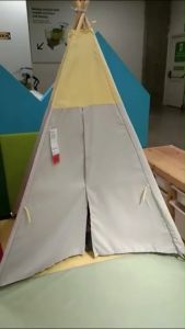 IKEA HOVLIG เต็นท์เด็ก กระโจมสำหรับเด็ก บ้านเด็ก - ขนาดเล็กน้อย สำหรับเด็ก