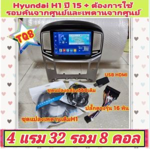 จอแอนดรอย ฮุนได Hyundai H1 ปี15+ Alpha coustic TQ8 2K 3แรม 32รอม 8คอล Ver.14 สำหรับรถรุ่นท๊อปมีจอเพดานและ360เดิมจากศูนย์