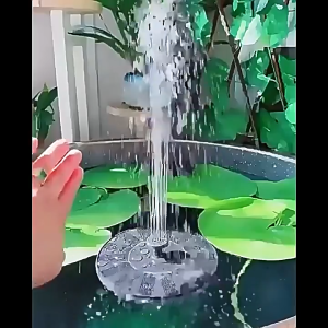 BIG PROMO! Pompa Air Mancur Kolam Ikan Tenaga Surya Matahari Pancuran Air Mancur Solar Pompa Air Mancur Tenaga Solar pompa air kolam tenaga matahar Air Mancur Melingkar Taman Mandi Burung Pompa Air Mancur Untuk Perawatan Ikan dan Air Mancur Pancuran Danau