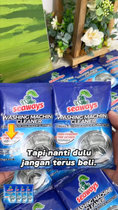 Seaways Washing Machine Cleaner(125g)front load top load Powder antibacterial 99.9% easy to use