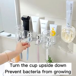 Sincecu Toothbrush Holder & Storage Dispenser: Luxurious Design for Your Bathroom