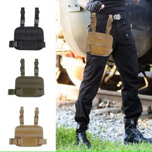 Tactical Drop Leg Platform Hunting Thigh MOLLE Rig with Adjustable Belt & Thigh Straps Hunting Accessories for Universal Holster