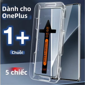 Bộ 5 Miếng Dán Bảo Vệ Màn Hình Kính Cường Lực Cho OnePlus Model 13 12 11 10 9 8 Ace 3 2 Pro - Chống Trầy Xước Với Bộ Cài Đặt