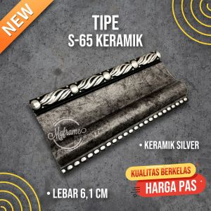 BATANGAN PIGURA FIBER S 65 KERAMIK 3 M//LIS PLAVON// LIS PVC //LIS PROFIL