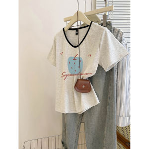 EETSTH | Slimming Tunic for Plus Size Large Collar V-Neck Top