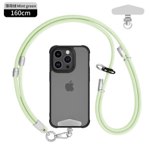 Faye Wong Irregular Phone Strap Crossbody Detachable Wrist Rope Mobile Phone Case Back Rope Chain Nylon Braided Material