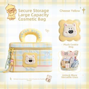 TOUTOU | High Capacity Aesthetic Cosmetic Bag