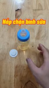 Nắp chặn bình sữa nắp trữ sữa sử dụng cho bình sữa cổ hẹp Pigeon Jumi Mirai Kichi Agi nắp đậy bảo quản sữa