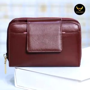 Dompet Kulit Batik Wanita Dompet Pendek Wanita Dewasa Elegan Keren KIONA Wallet Dompet Kecil Wanita Perempuan 13 Kartu 2 Foto Slot Resleting Terbaru Kekinian