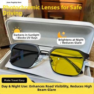 Jiaxun | Night and Day Photochromic Anti-Glare Glasses for Drivers