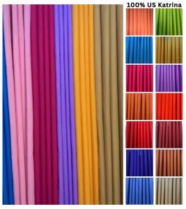 3/4/5 Feet Classy Plain Ring Curtain / Sheer - Indoor Windows 100% Katrina Fabric (Sold 1pc)