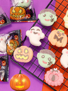 Christmas Candy High Aesthetic Cotton Candy Childrens Cartoon Soft Candy Bulk Internet Famous Creative Festival Gift Bagged