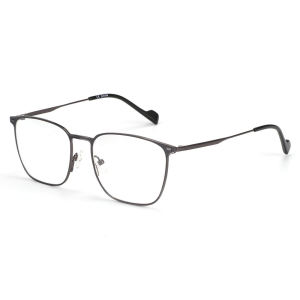ZENOTTIC Fashion Square Titanium Glasses Frame Modern Male Optical Eyewear Lightweight Alloy Non-Prescription Eyeglasses