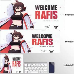 Bandai | Anime Mask Girl Mouse Pad YUki Aim Gaming Speed Mouse Mat Game Premium Mousepad Gamer E-Sports Desk Mat Computer Keyboard Mats