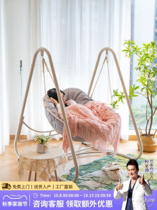 Modern Simplicity Metal Swing Chair Hanging Basket Balcony Bedroom Living Room Indoor Outdoor Furniture Master Design