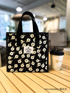 Handbag New Arrival Lunch Bag Lunch Box Bag Commuter Womens Bag Fashion Retro Hand Bag Office Worker Lunch Bag