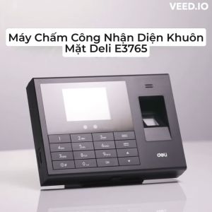 Máy Chấm Công DELI Chính Hãng Cao Cấp Nhận Diện Gương Mặt Và Quét Vân Tay Máy Quét Công Nghệ Cao Nhận Diện Siêu Tốc Hỗ Trợ Tiếng Việt Báo Cáo Bằng File Excel Thông Minh Thiết Bị Văn Phòng Làm Việc