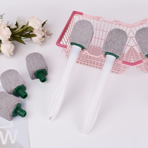 Long-Handled Pumice Toilet Brush Powerful Cleaning Without Damaging The Glaze Household Toilet Cleaning Brush