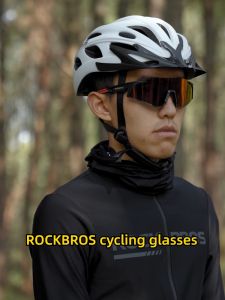 【Local Delivery】ROCKBROS HD Cycling Sunglasses Polarized Anti-UV MTB Shades Ultralight Photochromic Road Bicycle Glasses