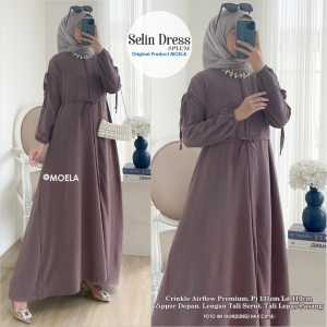 GAMIS DRESS SELIN LD 110 BY MOELA BERLABEL DRESS CRINKLE