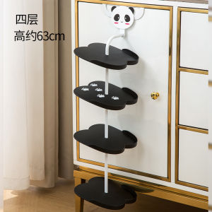 Childrens Hanging Shoe Rack Cartoon Multilayer Storage Cabinet Easy Installation Doorway Space Saver Small Baby Special