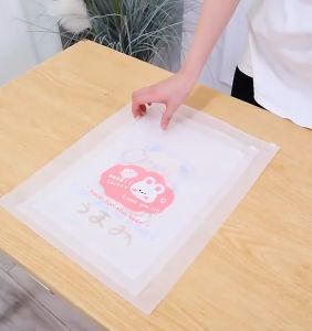 ถุงเก็บเสื้อ กระเป๋าใส่เสื้อผ้าเดินทาง กระเป๋าใส่ชุดชั้นใน  ของพกพา  ลายการ์ตูนใสขุ่น  พร้อมส่ง