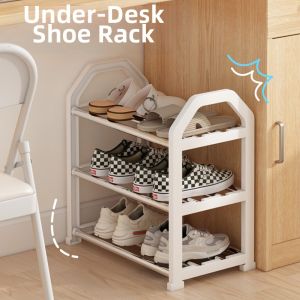XIYUYANGGUANG | Small Narrow Stainless Steel Shoe Rack