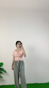 ชุดเซ็ตลำลอง สีพื้น ลุคธรรมชาติ แมทช์ง่าย เหมาะกับสาวๆ ทุกรุ่น