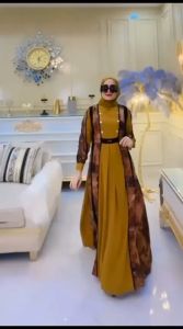 [Tanpa Hijab]/Gamis Anum Dress by Sanada Mode.