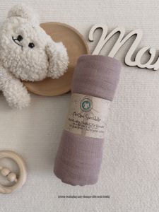 SHENGFEILA | Pure Color Bamboo Cotton Baby Wrap Towel
