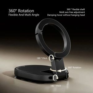 360° Rotatable Magnetic Phone Holder Stand Adjustable Portable Multi-functional Mount for Riding & Desk Use