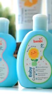 BAMBI COLOGNE Baby / Parfum Morning Breezy Milky Powdery Sweet Floral Sleepy Time Cotton Bloom 100ml